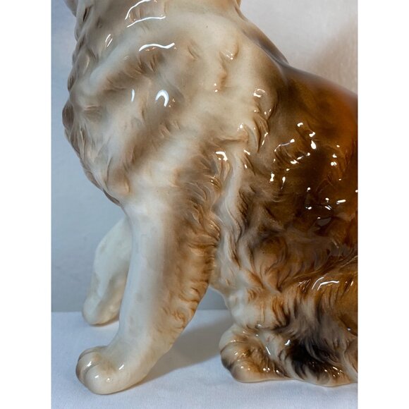 VTG Andrea by Sadek  Tabby Cat Blue Eye Ceramic Figure Tilden Thurber 2611 Japan - Picture 8 of 14